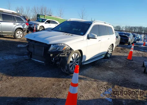 2018 Mercedes-Benz Gls 450 4Matic z USA, uszkodzony, nr VIN 4JGDF6EE7JB174463